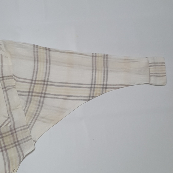 Free People Dolman Sleeve style Plaid Shirt - Picture 8 of 11